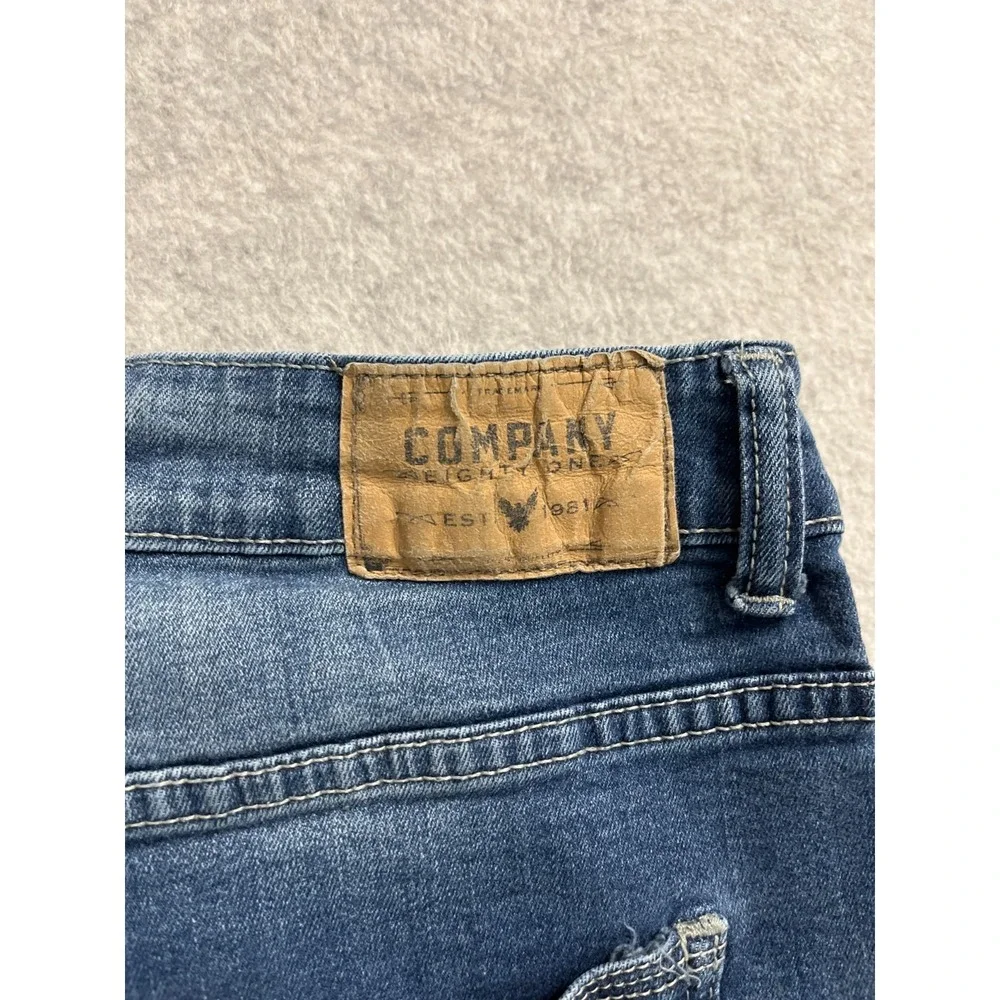 Company Eighty One‎ Jeans Mens 46x32 Blue Denim Pockets Medium Wash Straight Leg